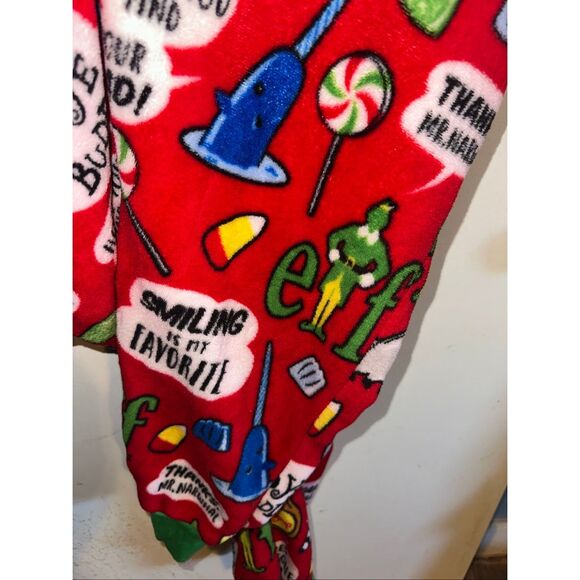 Elf 1-Piece Pajamas Fleece Adult 3X 22W- 24W Drop-Seat Sleepwear Warm Pjs NWT - Picture 4 of 9